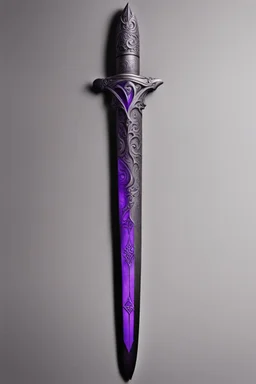 dagger marked by purple magic