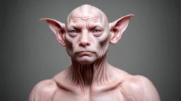 Moises , sin pelo con mirada vaga y color de piel blanca
