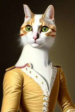  cat is dressed like Napoleon, perfect iris, model style, hyper realistic, extremely accurate, delicate, extremely detailed, wide-angle, open aperture, superfine pencil