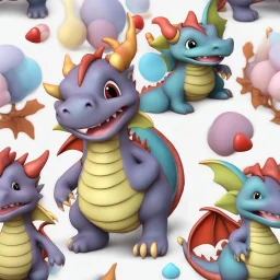 cute dragon 3D