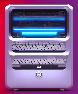 Logo of a retro computer|mdjrny-v4 style| symmetric| intricate detailed| to scale| hyperrealistic| cinematic lighting| digital art| concept art