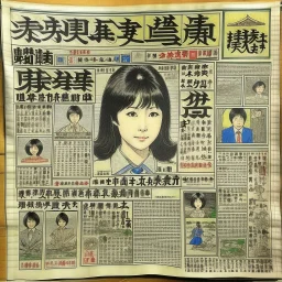 80's Japanese newspaper