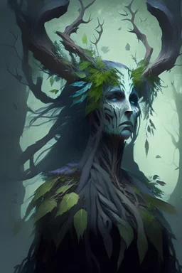 faceless widow nature druid driada