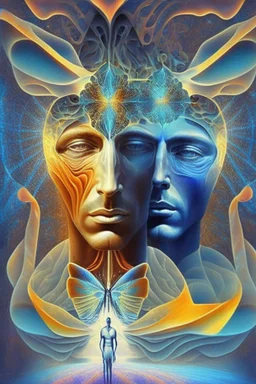 Quantum Butterfly Effect in Homo Homo Spiritualis; surrealism