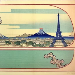 Paris par Hokusai.