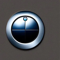 bmw blue metal logo