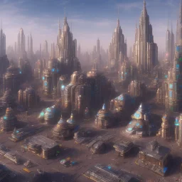 animated robot city