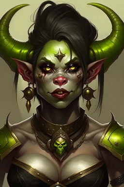 beautiful monsterous orc woman