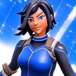 astra from fortnite profile picture with pickaxe