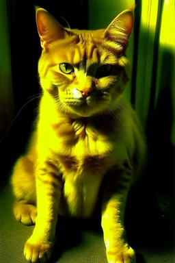 Portrait of a cat by Van Gogh