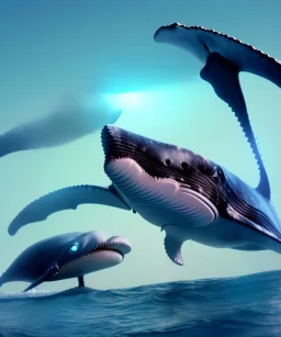 Robot whale, Pixar style