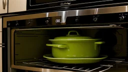 refrigerator doors stuck onto oven