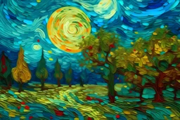 In the style of van Gogh