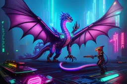 cyberpunk dragon, cyberpunk, full body, realistic, intricately detailed, neon lighting, vivid colors, neon, futuristic, meticulously detailed