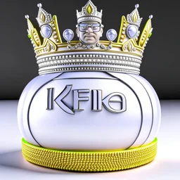 King cheerful 3D Clear details