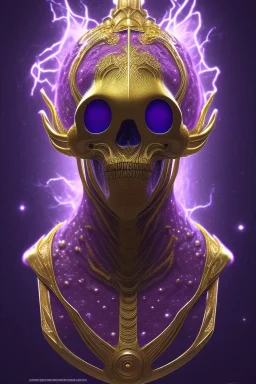 purple African alien, cracks in the head, evil, Asian eyes, crown, blood, 8k, finely detailed, photo realistic, Boris Vallejo style turquoise skull head gold dragon space alien rain skeleton silver helmet golden space suit space ships