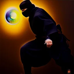 Ultra detailed fullbody Portrait in oil on canvas of Ninja Shinobi shooting shurikens, extremely detailed digital painting, extremely detailed face,crystal clear Big Glowing eyes, mystical colors ,perfectly centered image, perfect composition, rim light, beautiful lighting, 8k, stunning scene, raytracing, anatomically correct, in the style of robert e howard and Ken Kelley and Ohrai Noriyoshi and Simon Bisley and tomzj1