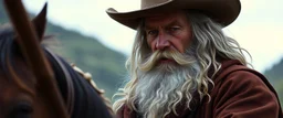 Gandalf as a cowboy