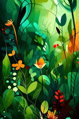 Abstract garden