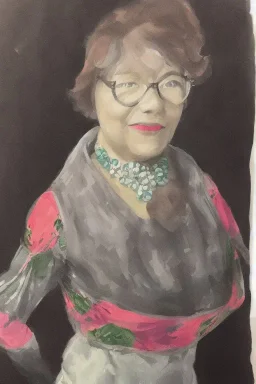 Portrait lady, full body shot, full-color medium shot EnglishMajor