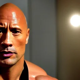 Dwayne the Rock Johnson raising eyebrow