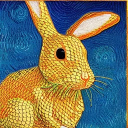 rabbit in the net gogh