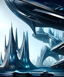 Sci-fi and futuristic architecture, high detail, highly intricate