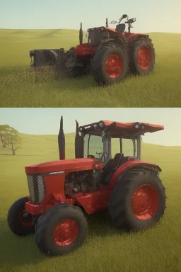 tractor design for low poly game