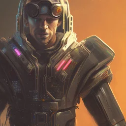 cyberpunk honey badger
