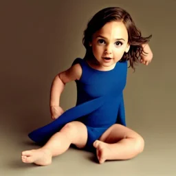 Gal gadot toddler, full body, dramatic lighting, hyper realistic