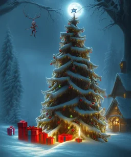 Karampus creepy Christmas ,horror , dark fantasy