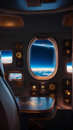 Aircraft window view on the skies, best quality, digital painting, 4k, sharp focus, intricate texture, skin imperfections, blank background. , interactive novel style,bokeh, professional photography, Your Name, highly detailed, clear lighting,