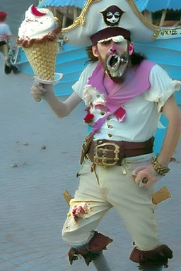 That was the ice cream pirate. Come on, people!