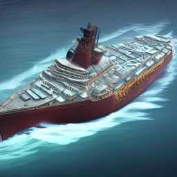 an image of a large ship floating in big ocean