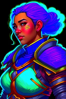 Female half air genasi half plasmoid from dungeons and dragons, Waist up in moonlight, southeast Asian, skintone like meghan markle, bicep length wind like hair, purple hair, Tough Traveler vibes, Snake skin armor, dark green and light blue armor, Purple armor accents, deep green eyes, realistic, digital art, high resolution