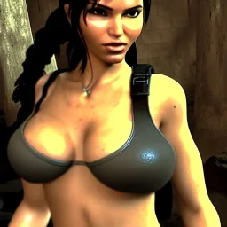 lust filled lara croft eyeing me