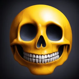 ANATOMICALLY CORRECT SKULL OF A SMILEY FACE