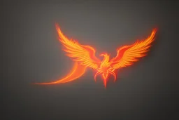 Phoenix like infinity logo