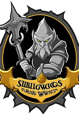 Logo for a discord server for the Stoneworks PvP Guild