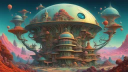 CONTOUR RIVALRY, NEO SURREAL, ALTERED STATE, VERY DETAILED AND INTRICATE, WHIMSICAL, LOWBROW, ART BY Michael Hutter, Igor Zenin, Alberto Seveso, Jacob yerka, and Ralph Bakshi, hypermodernism galactic futuristic complex, retrofuturism, aetherpunk, iridescent art deco