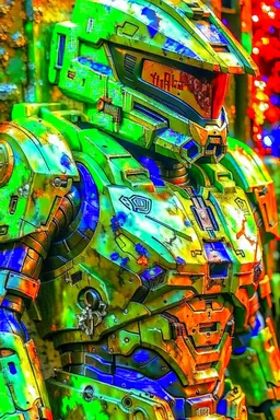 Master Chief rusted armor, photorealistic