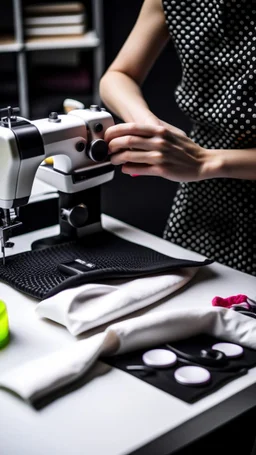 aesthetics of sewing, modern tailoring, manicures, sewing machine