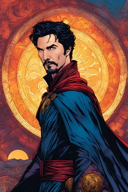 DOCTOR STRANGE: FALL SUNRISE drawn and written by Tradd Moore colored by Heather Moore