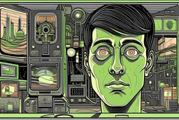 hidden in plain sight under the collective nose. privacy is a figment of the imagination. circa 2018. overt. looking into living rooms of unwitting Americans. Orwellian sci-fi dystopian futurism nightmare come true. popular mechanics pictorial depicts the mechanisms of just how the entire media regularly accesses all private data of all human beings on earth. unceasing live video. every silent thought. all chronologically catalogued up to the second & made available to the entire global media