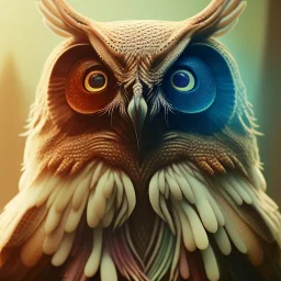 intricate details, realistic, octane, unreal engine, portrait, natural lighting,bokeh, zoomed out + portrait, fantasy art style, volumetric lighting, extreme detail, Photorealism, High detail, Hyper realistic Owl in forest, macro lens blur,abstract paint, sharp focus, 85mm, polaroid, cinematic, cinema4d, HDR, 8k