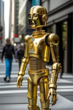 C3PO perdido en la gran ciudad