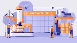 maintenance plan with white background