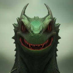 green dragon, dragon portrait, portrair, dragon head, dragon face, big eyes, smile, dragon with fathers, happy, 8k resolution, high-quality, fine-detail, fantasy, incredibly detailed, ultra high resolution, 8k, complex 3d render, cinema 4d