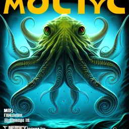 Cthulhu and Orca on a magazine cover