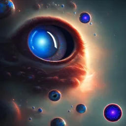 Cosmic in a eyeball, hyper detailed,ultra detailed,realistic, 8k